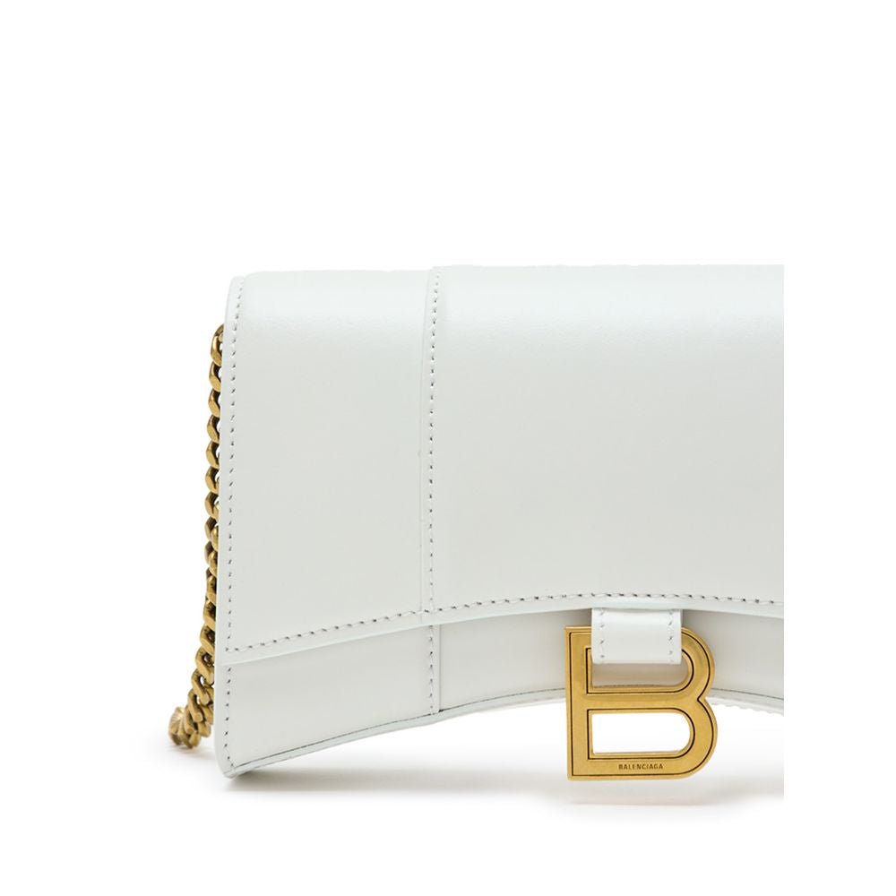 Balenciaga White Leather Shoulder Bag - Beyzy Store - Balenciaga