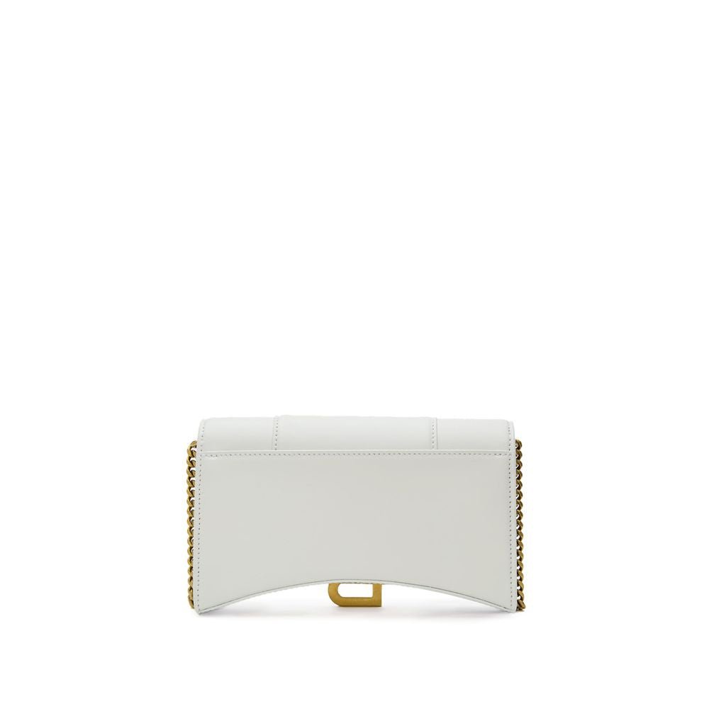 Balenciaga White Leather Shoulder Bag - Beyzy Store - Balenciaga