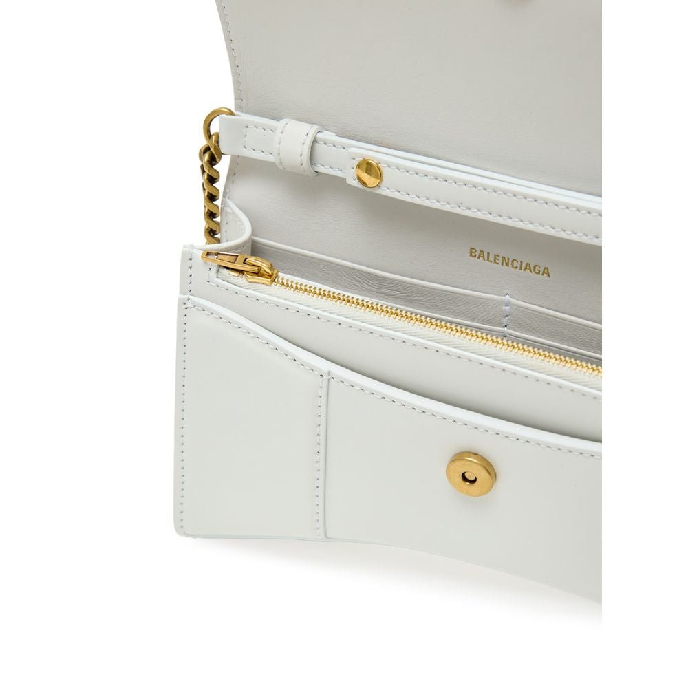 Balenciaga White Leather Shoulder Bag - Beyzy Store - Balenciaga