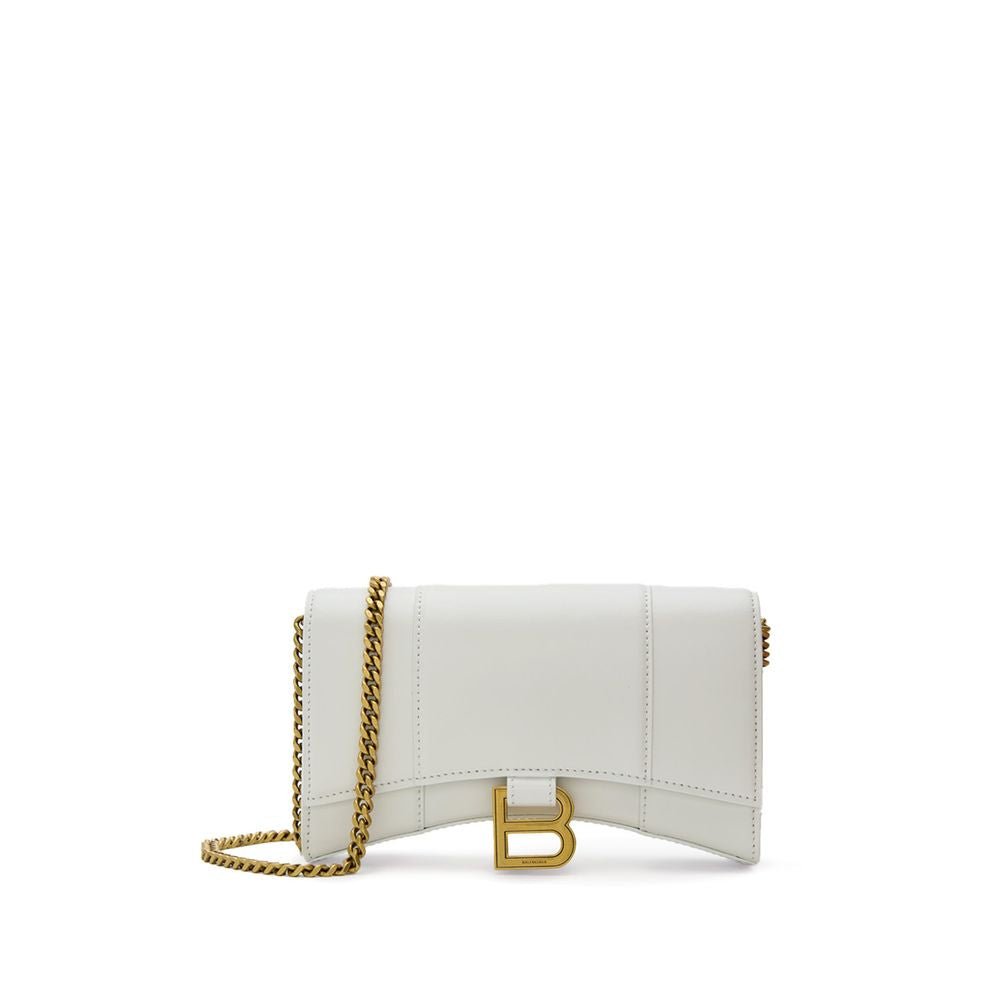 Balenciaga White Leather Shoulder Bag - Beyzy Store - Balenciaga