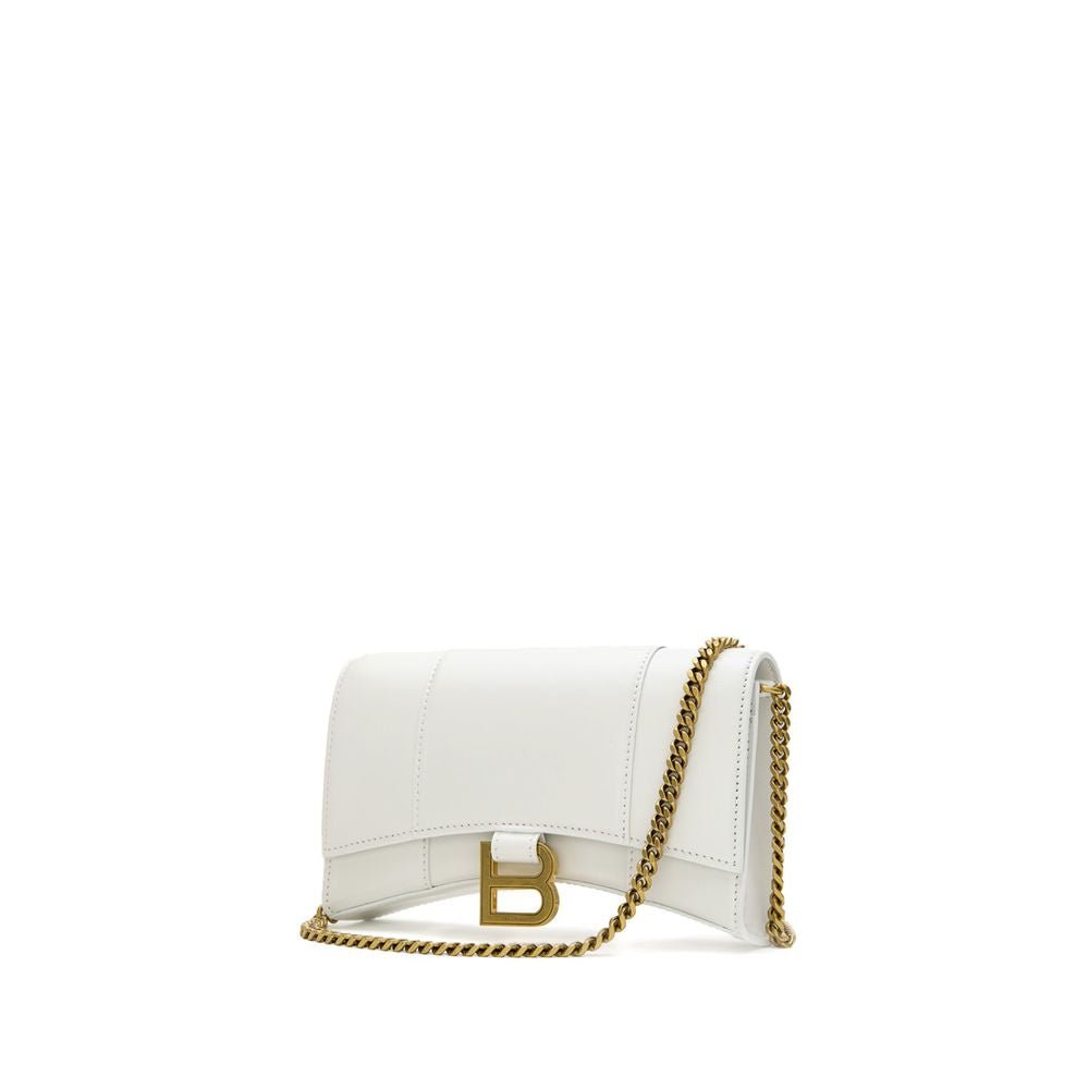 Balenciaga White Leather Shoulder Bag - Beyzy Store - Balenciaga