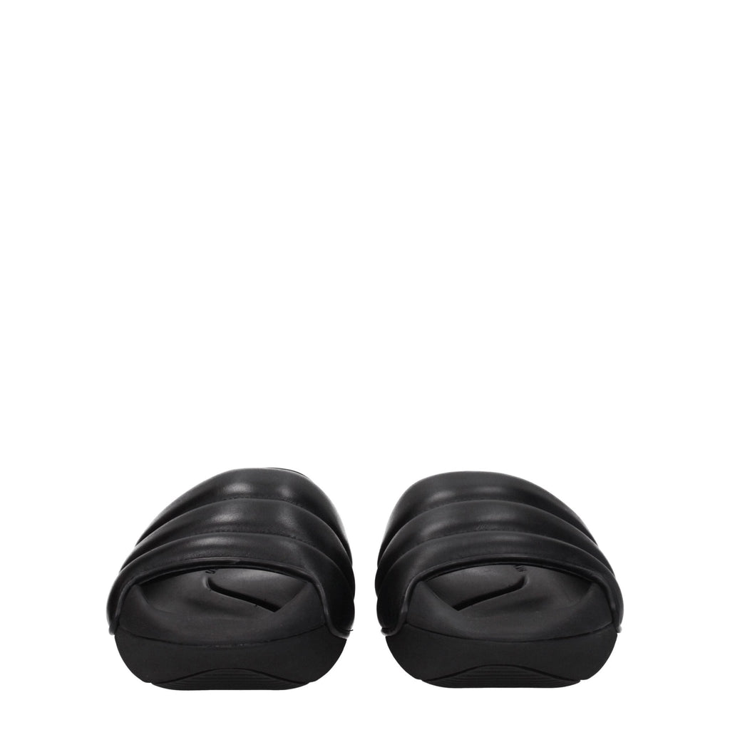 Balmain Black Leather Slipper - Beyzy Store - Balmain