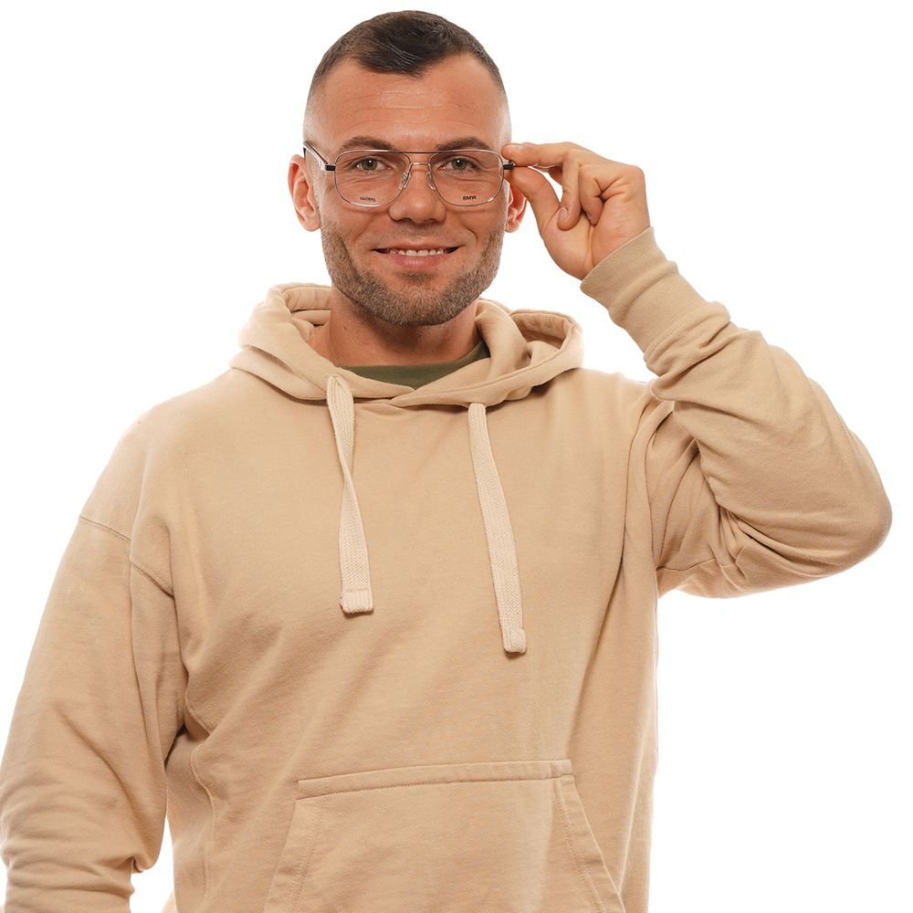 BMW Silver Men Glasses Frame - Beyzy Store - BMW