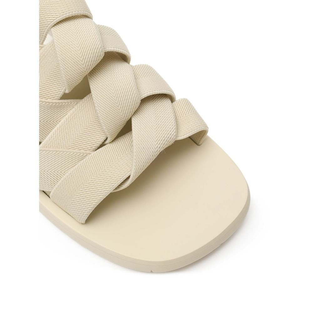 Bottega Veneta Beige Fabric Slipper - Beyzy Store - Bottega Veneta