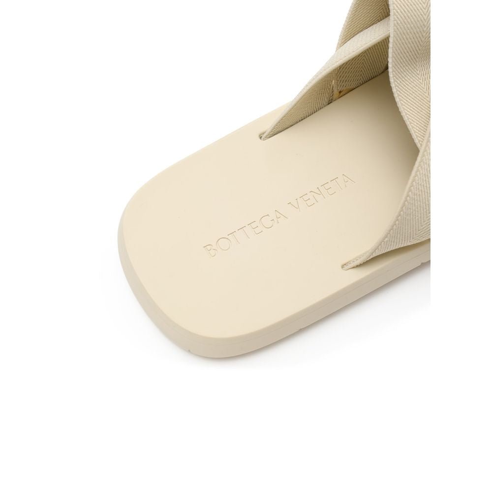Bottega Veneta Beige Fabric Slipper - Beyzy Store - Bottega Veneta