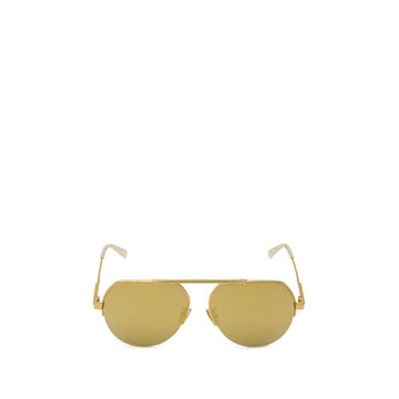 Bottega Veneta Gold Metal Sunglass - Beyzy Store - Bottega Veneta