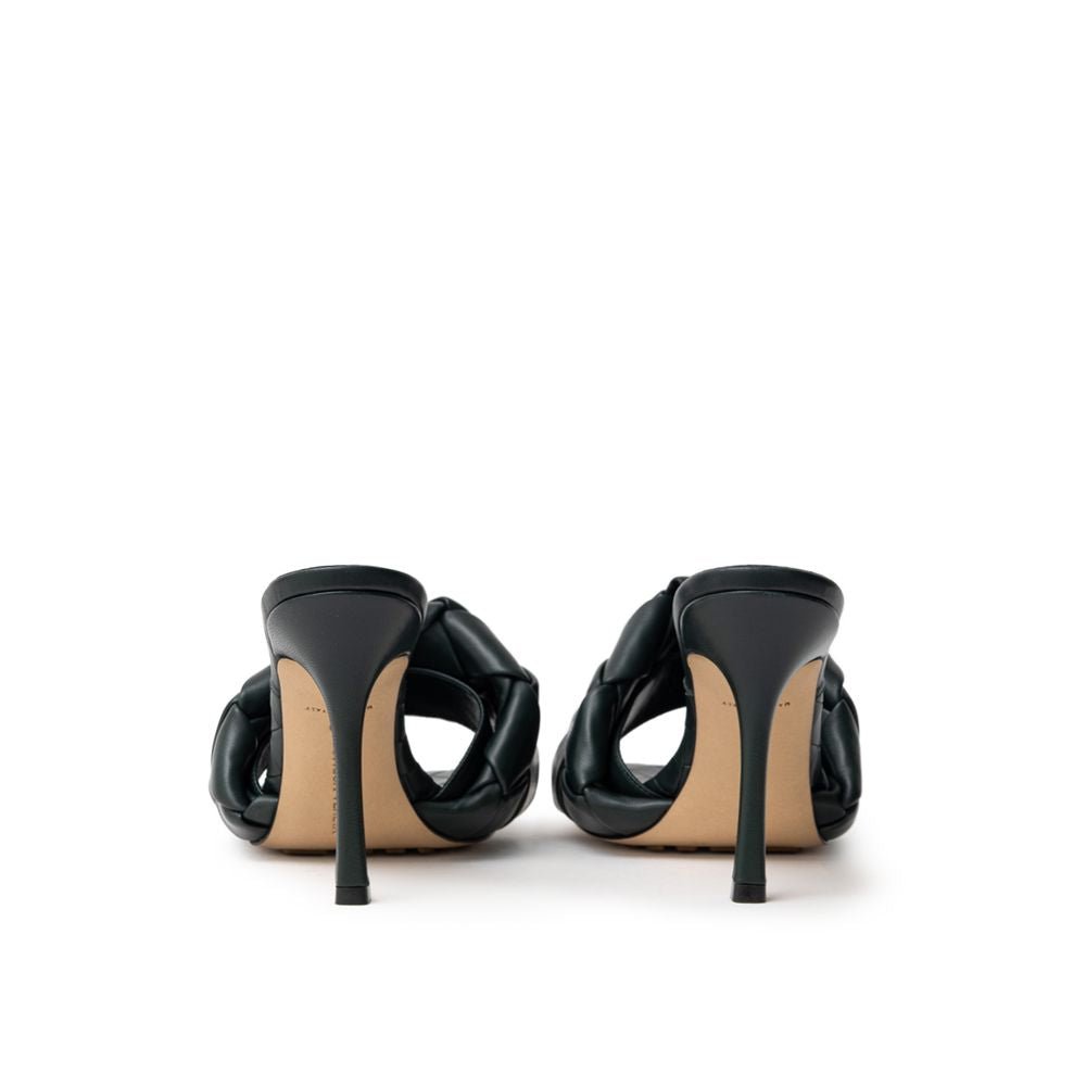 Bottega Veneta Green Leather Sandal - Beyzy Store - Bottega Veneta