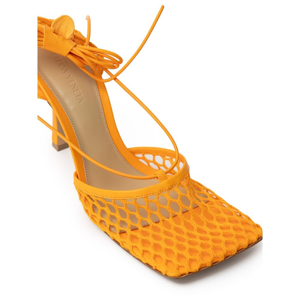 Bottega Veneta Orange Fabric And Leather Sandal - Beyzy Store - Bottega Veneta