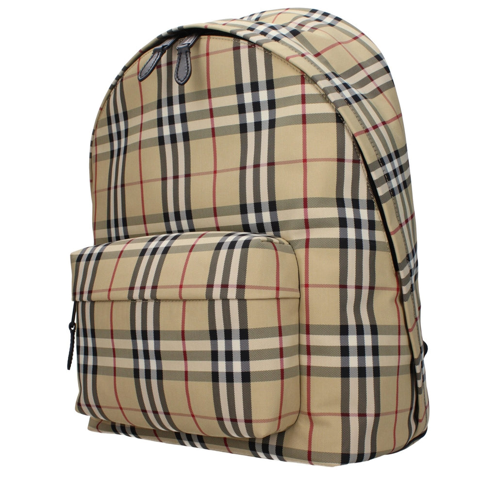 Burberry Beige Fabric Backpack - Beyzy Store - Burberry