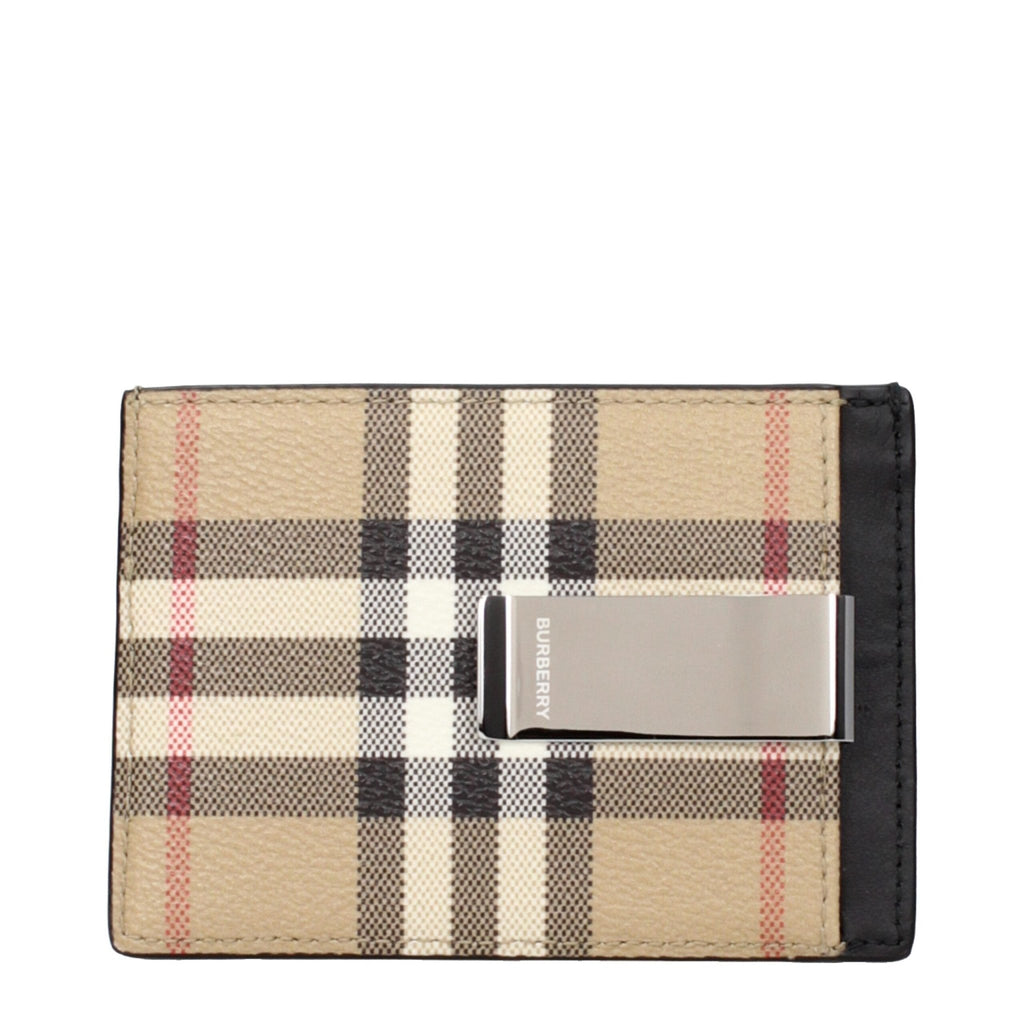 Burberry Beige Fabric Cardholder - Beyzy Store - Burberry