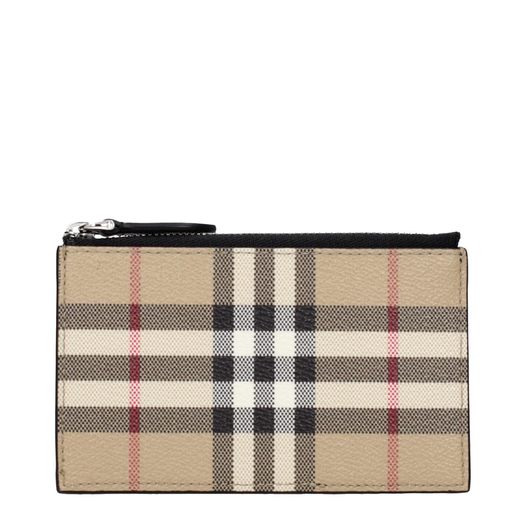 Burberry Beige Fabric Cardholder - Beyzy Store - Burberry