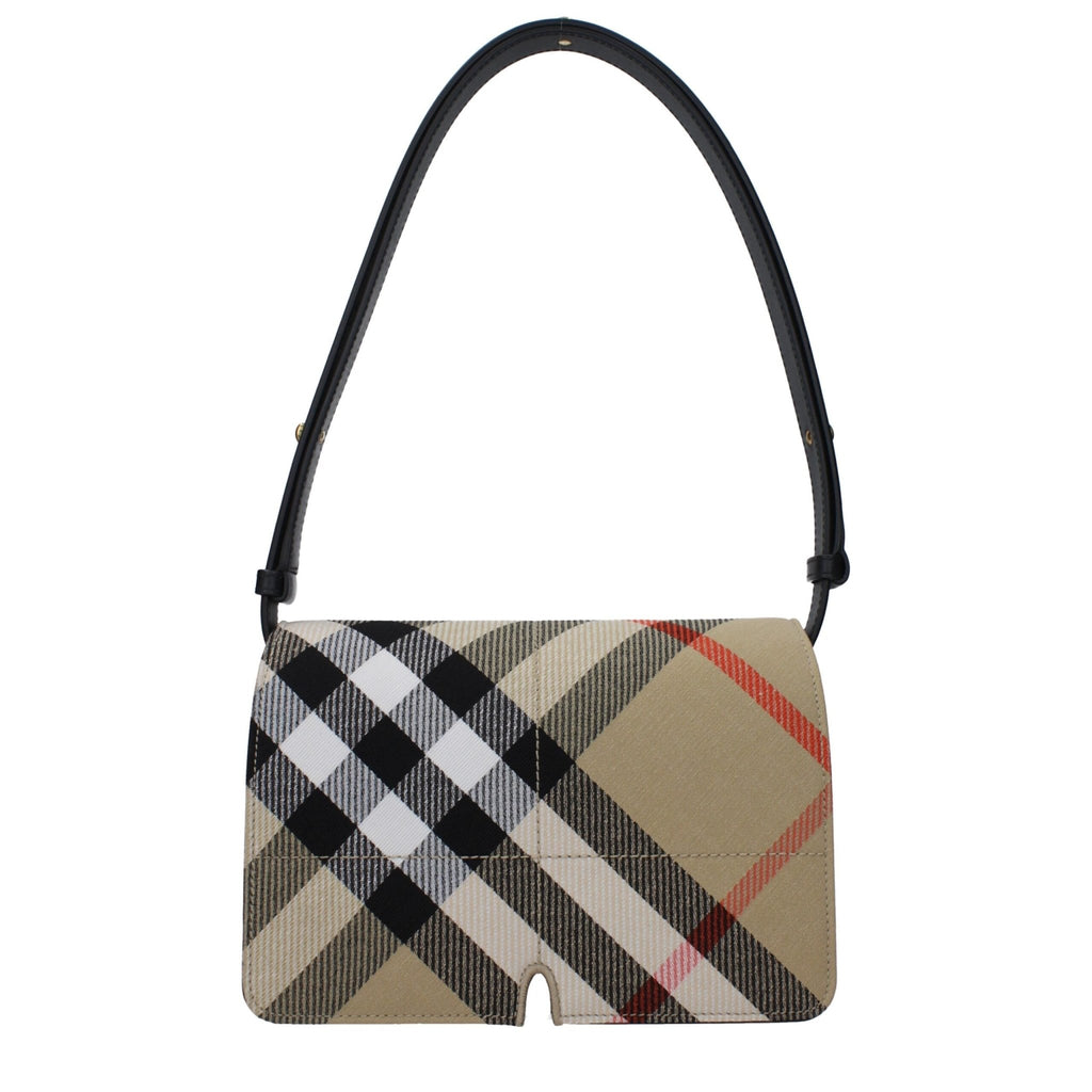 Burberry Beige Fabric Shoulder Bag - Beyzy Store - Burberry
