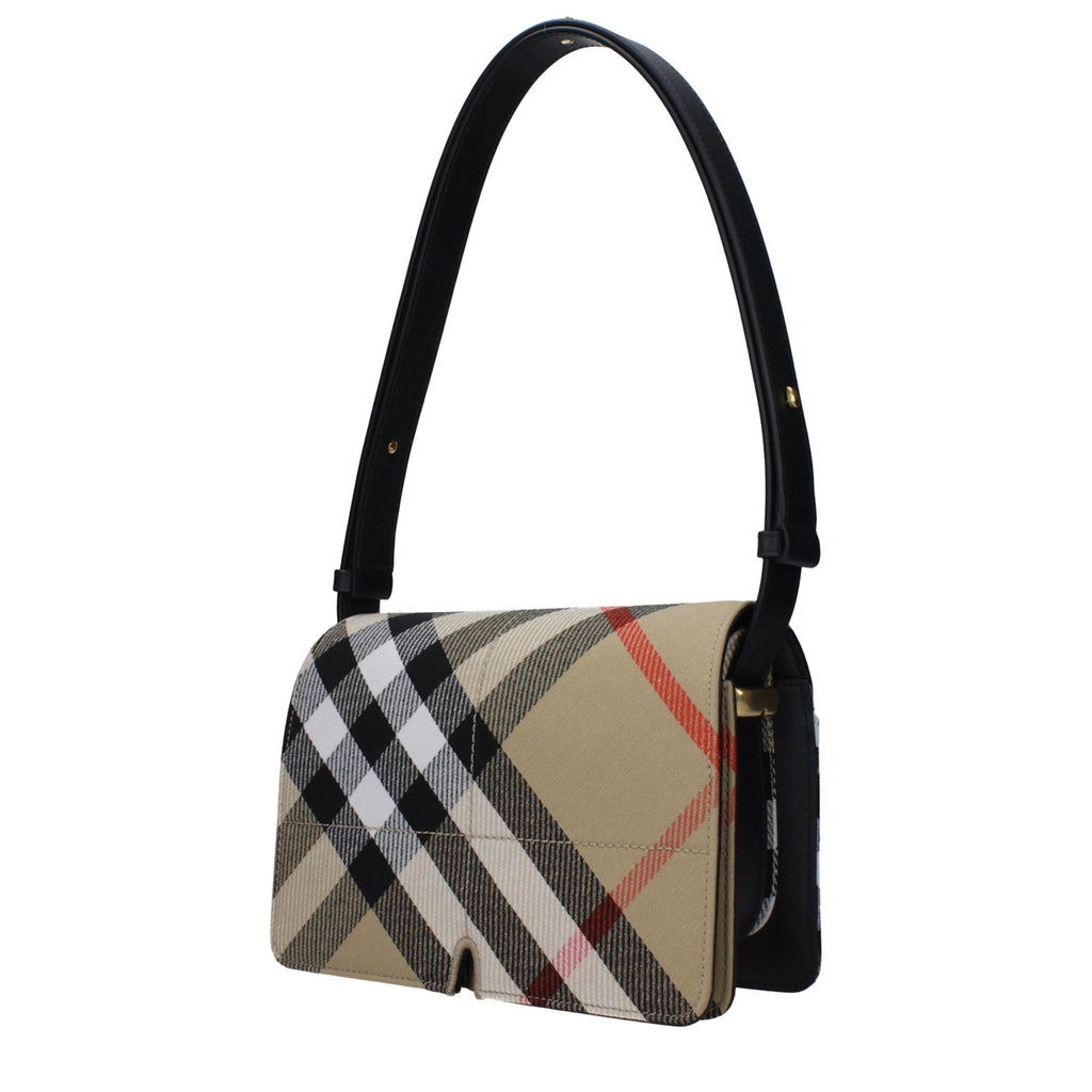 Burberry Beige Fabric Shoulder Bag - Beyzy Store - Burberry