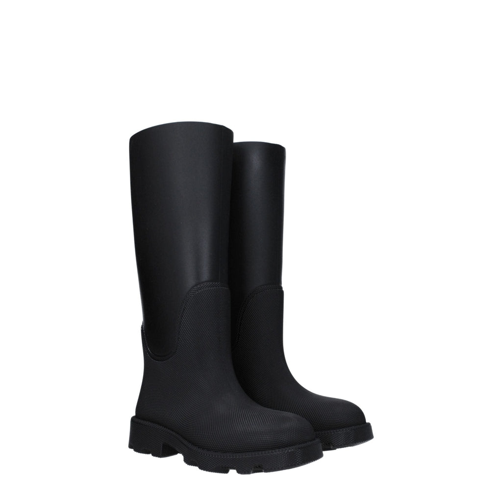 Burberry Black Cotton Boot - Beyzy Store - Burberry