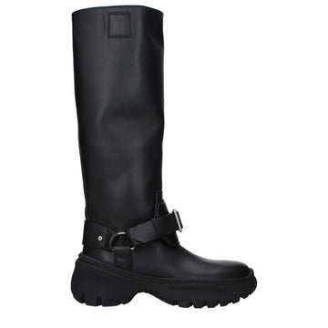 Burberry Black Leather Boot - Beyzy Store - Burberry