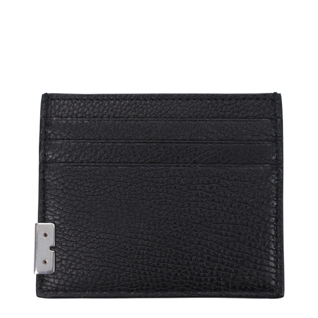 Burberry Black Leather Cardholder - Beyzy Store - Burberry