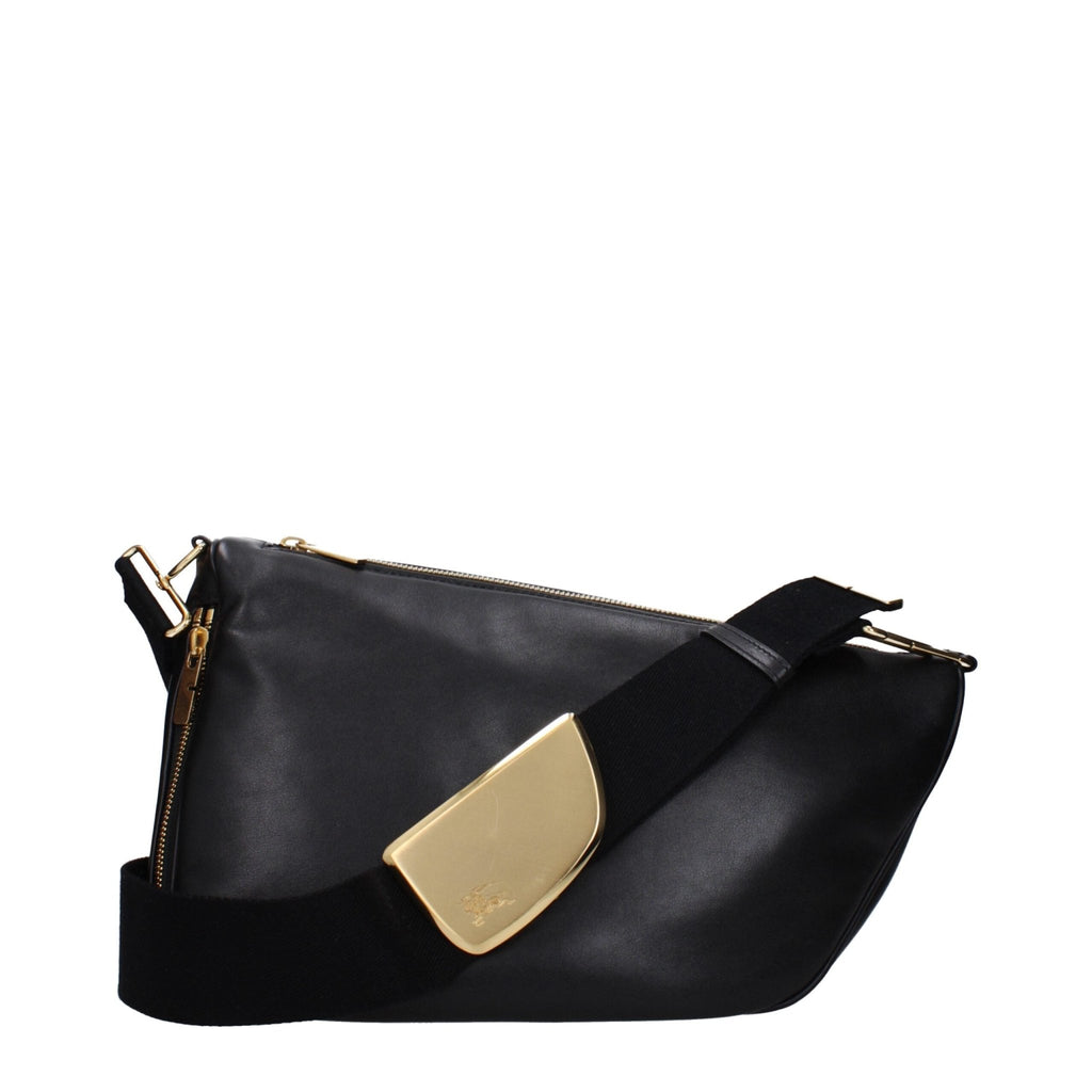 Burberry Black Leather Crossbody Bag - Beyzy Store - Burberry