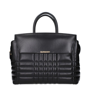 Burberry Black Leather Handbags - Beyzy Store - Burberry