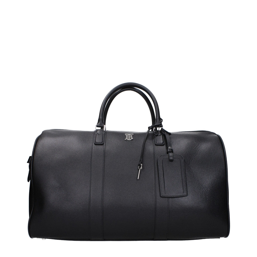 Burberry Black Leather Luggage And Travel - Beyzy Store - Burberry