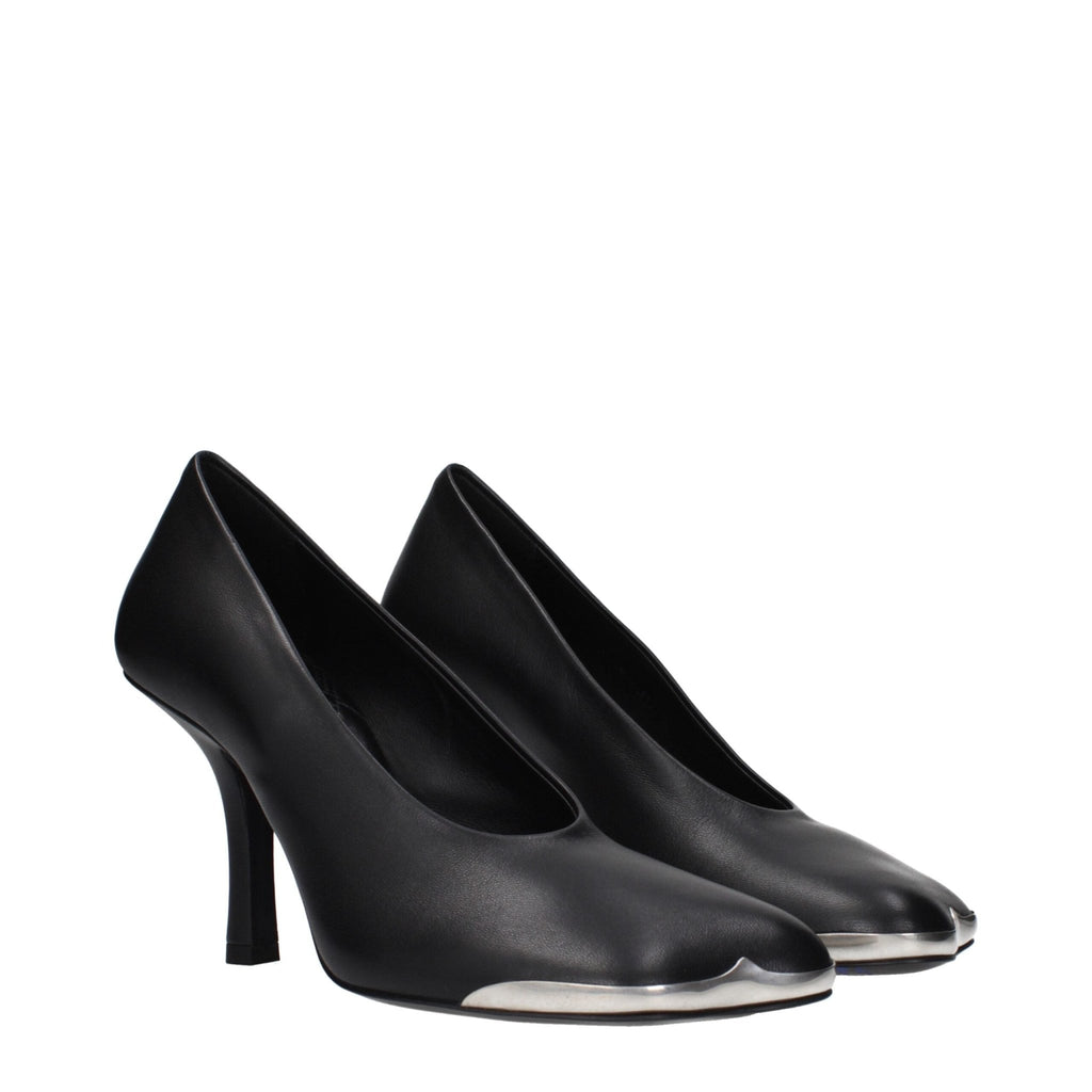 Burberry Black Leather Pumps - Beyzy Store - Burberry