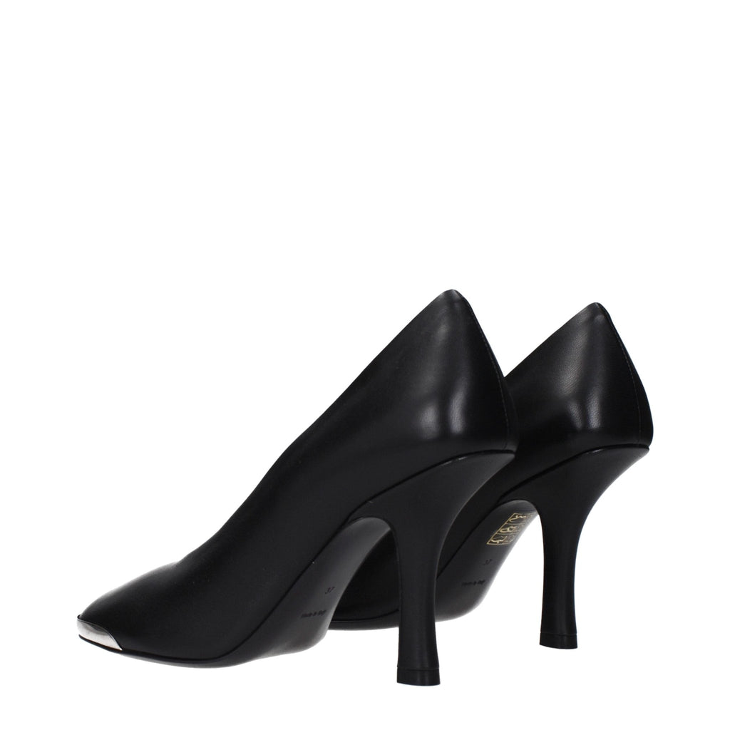 Burberry Black Leather Pumps - Beyzy Store - Burberry