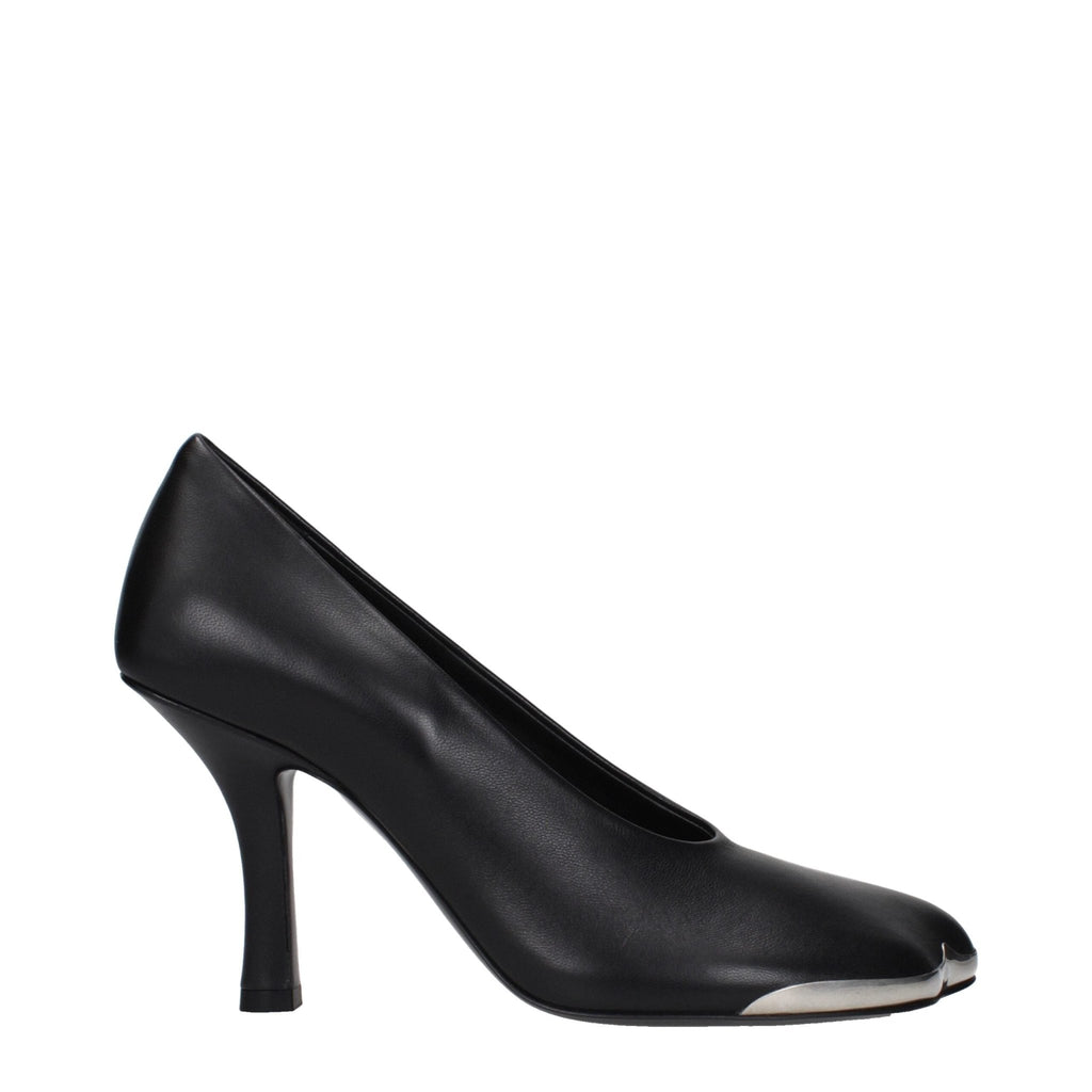 Burberry Black Leather Pumps - Beyzy Store - Burberry