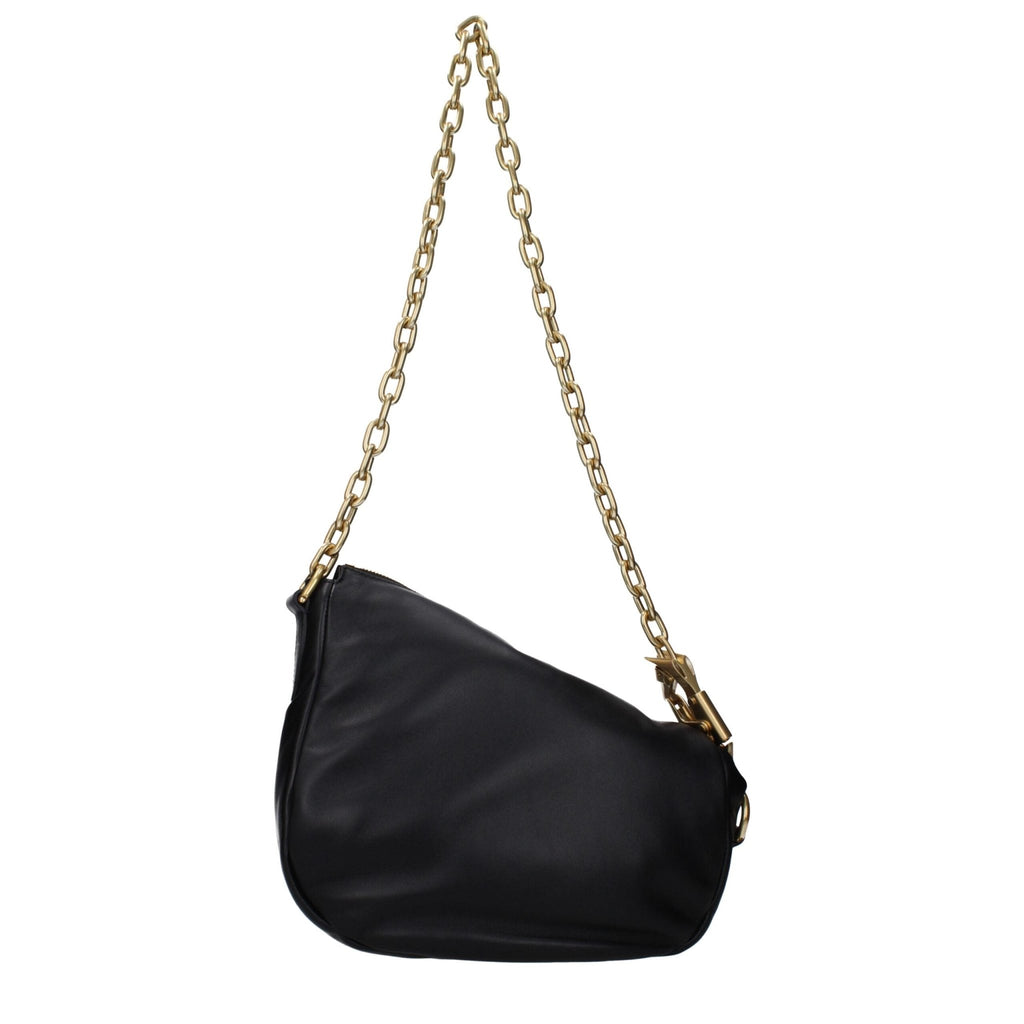 Burberry Black Leather Shoulder Bag - Beyzy Store - Burberry
