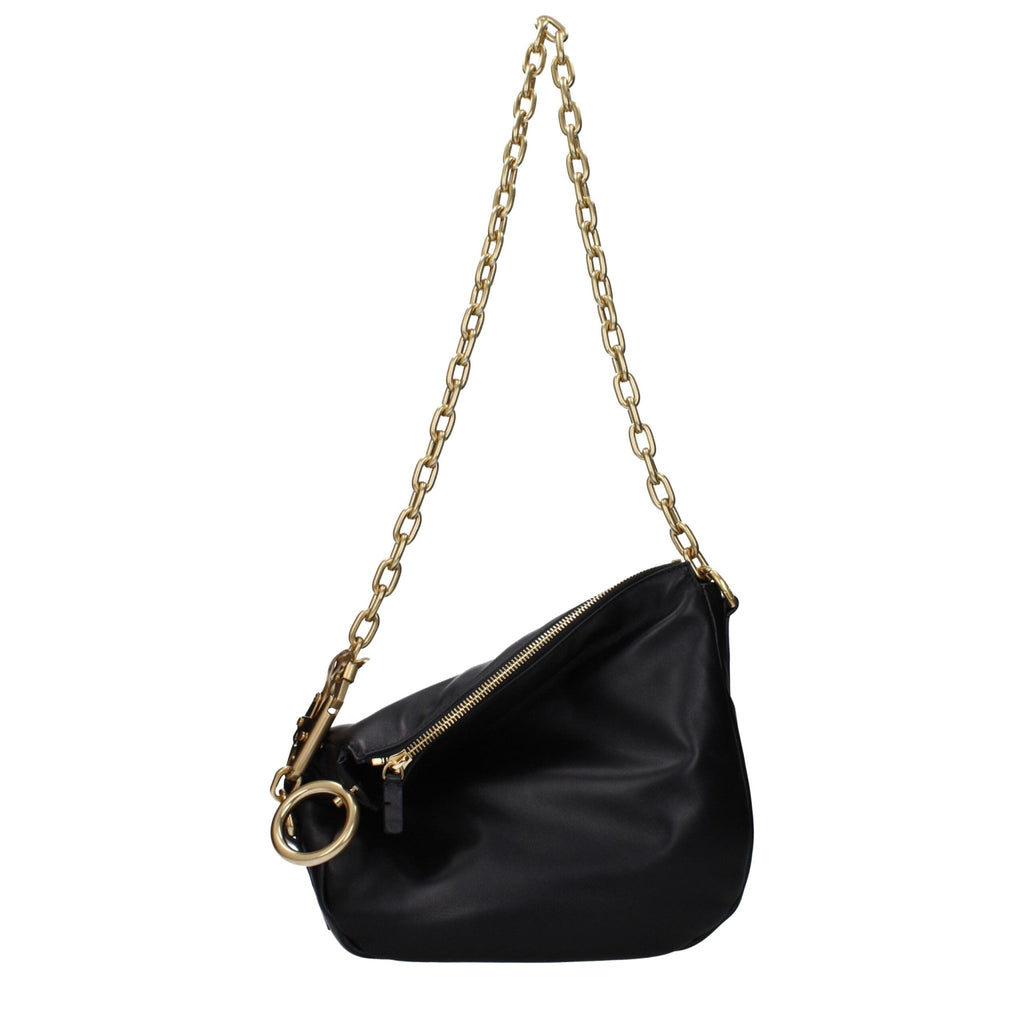 Burberry Black Leather Shoulder Bag - Beyzy Store - Burberry