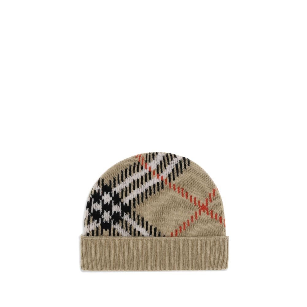 Burberry Cashmere blend Check beanie Hat - Beyzy Store - Burberry