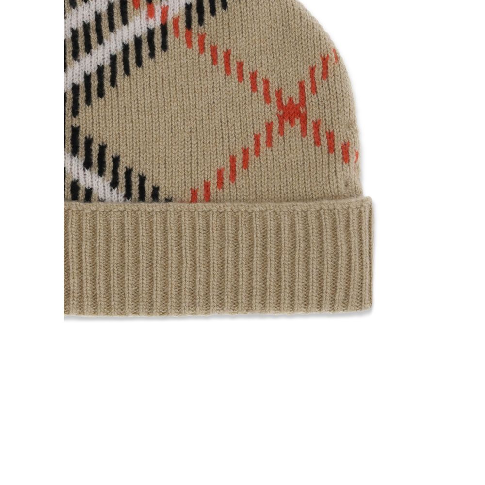 Burberry Cashmere blend Check beanie Hat - Beyzy Store - Burberry