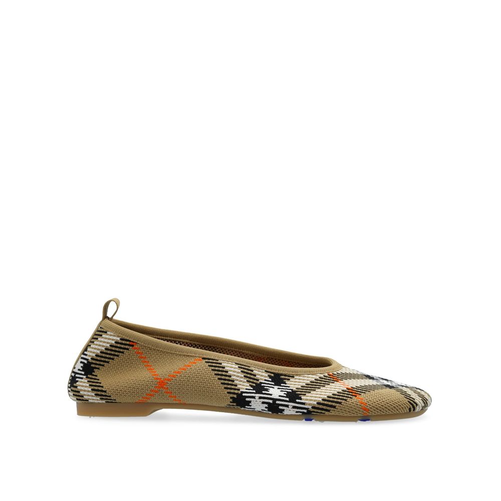 Burberry Checkered Knitted Ballerina Shoes - Beyzy Store - Burberry