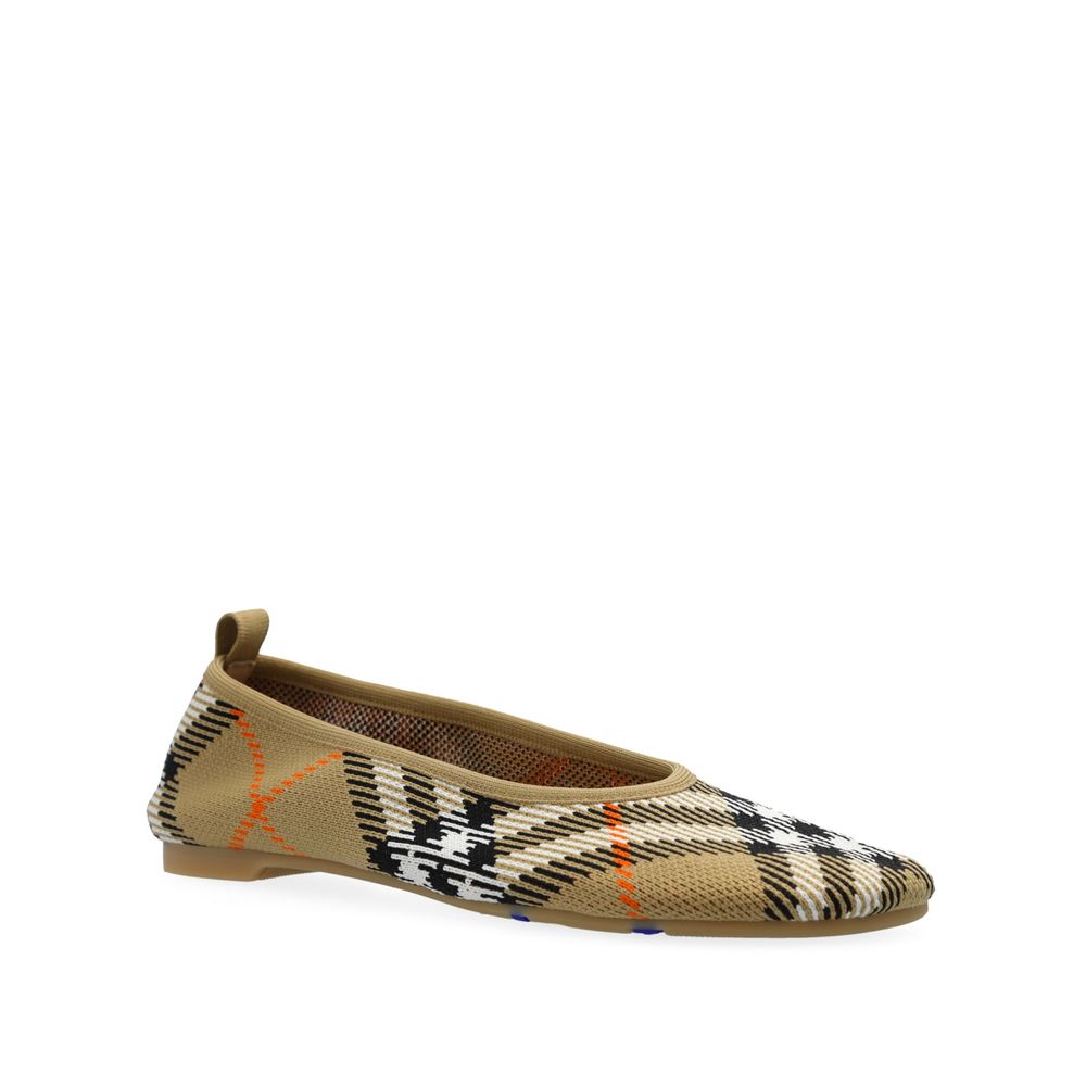 Burberry Checkered Knitted Ballerina Shoes - Beyzy Store - Burberry