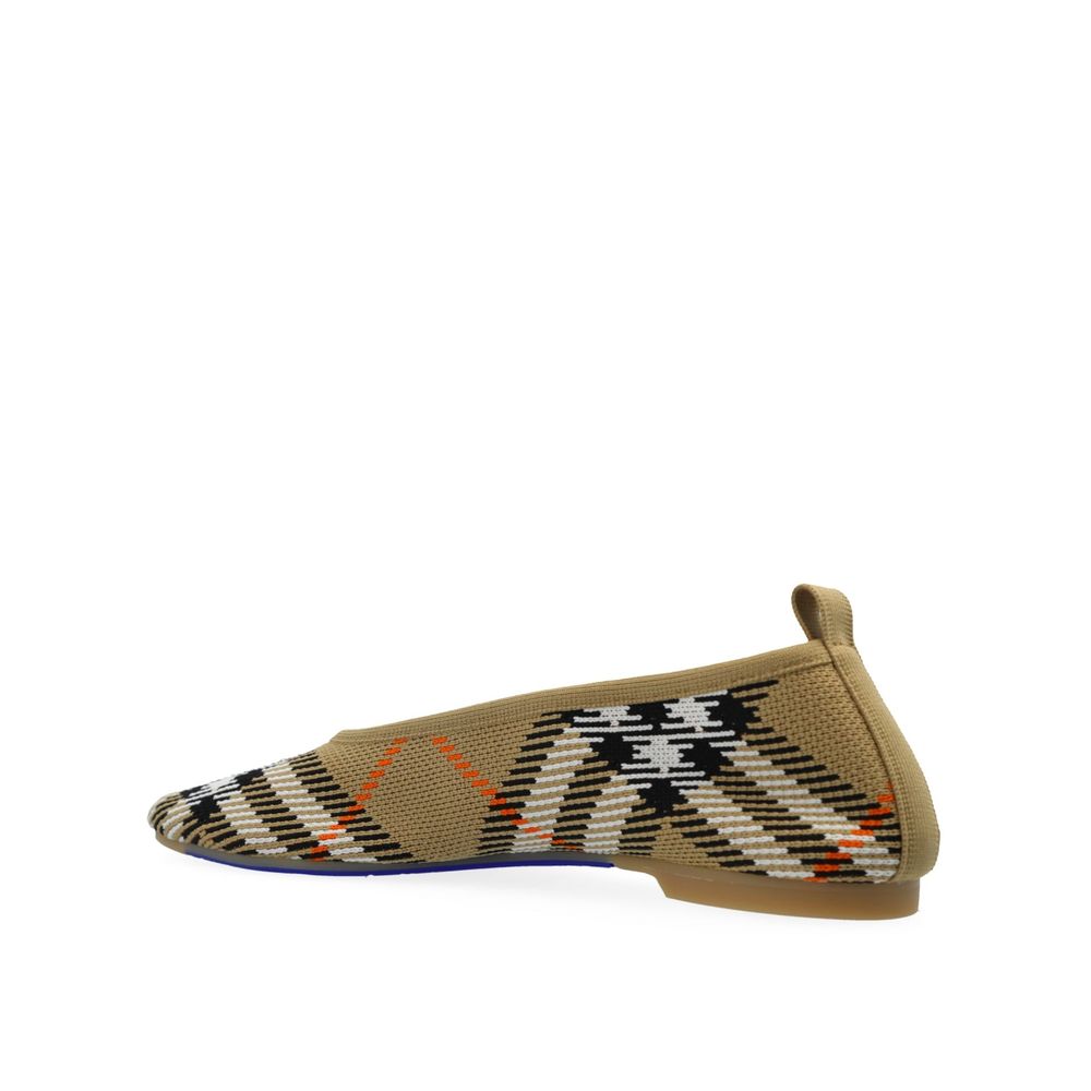 Burberry Checkered Knitted Ballerina Shoes - Beyzy Store - Burberry