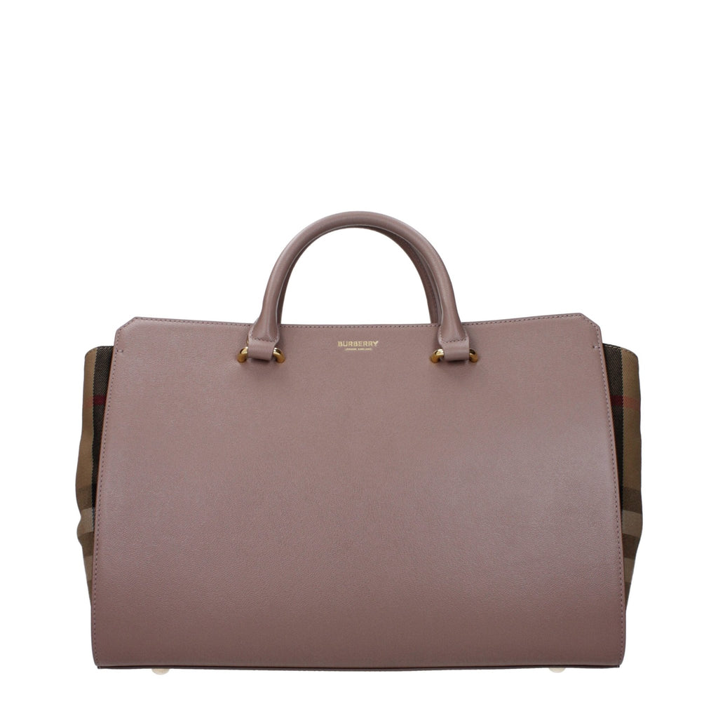 Burberry Gray Leather Handbag - Beyzy Store - Burberry
