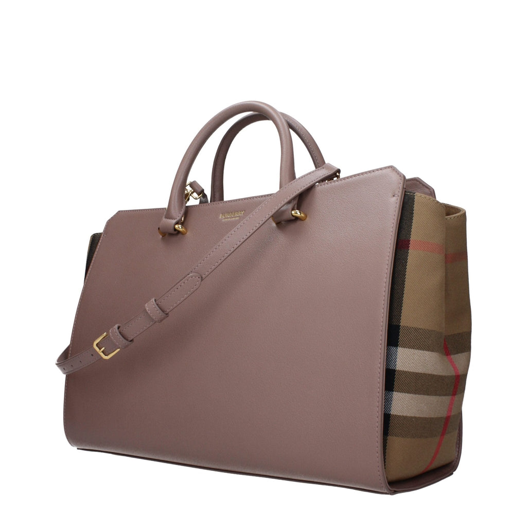 Burberry Gray Leather Handbag - Beyzy Store - Burberry