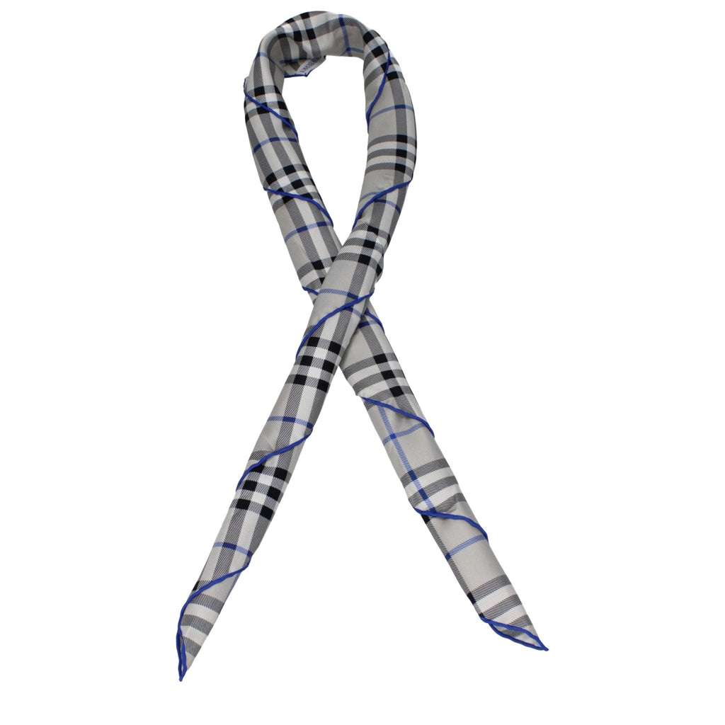 Burberry Gray Silk Foulard - Beyzy Store - Burberry