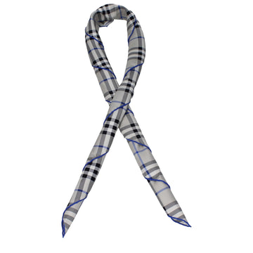 Burberry Gray Silk Foulard - Beyzy Store - Burberry