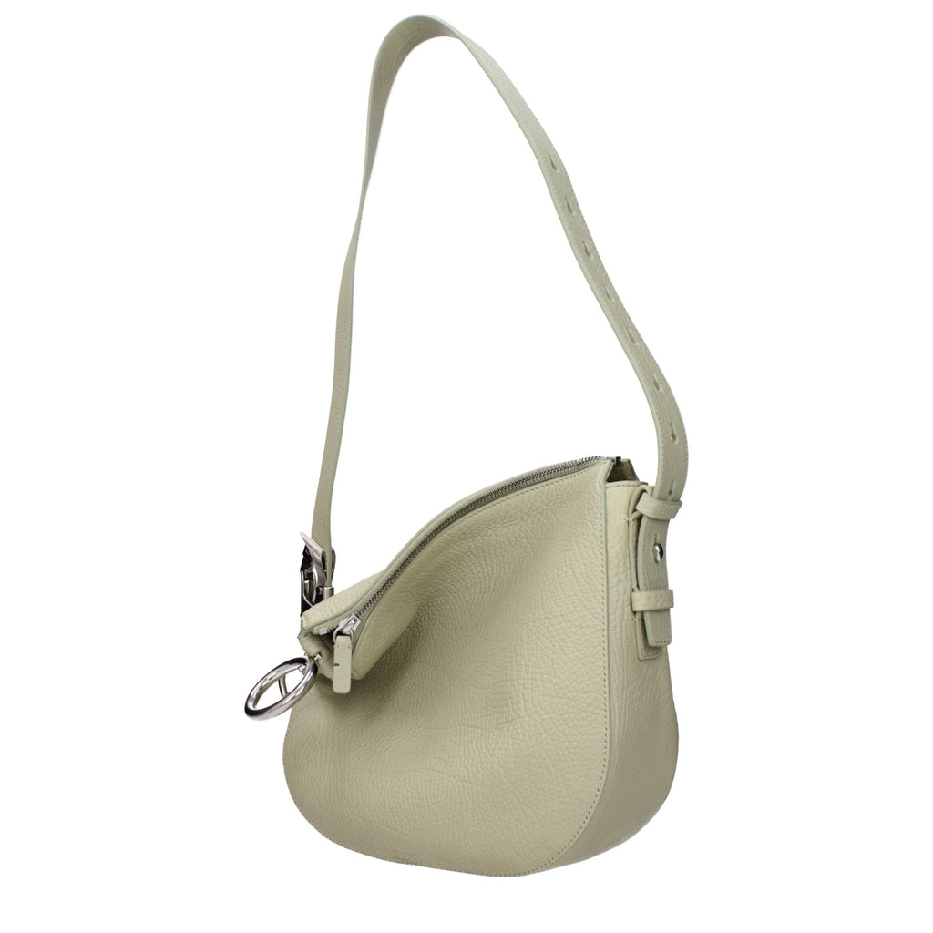 Burberry Green Leather Shoulder Bag - Beyzy Store - Burberry