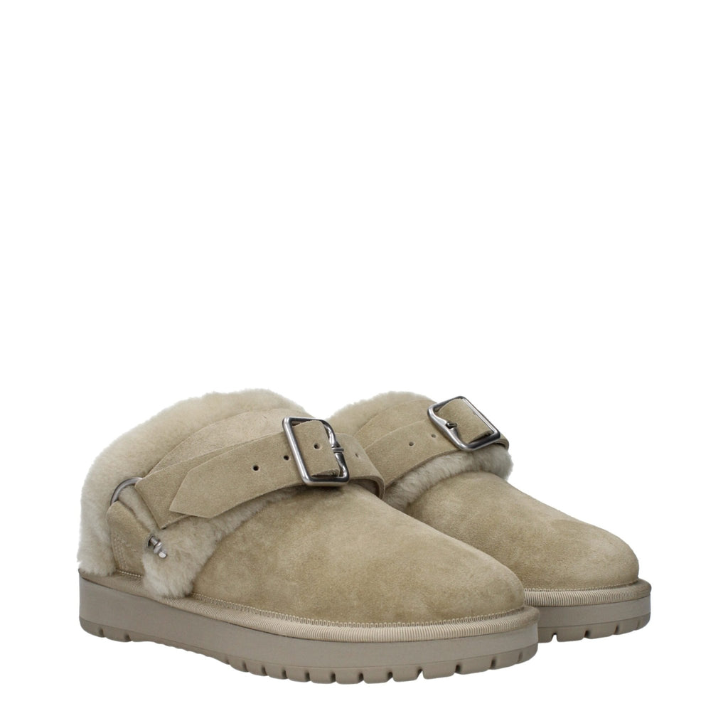 Burberry Green Leather Slipper - Beyzy Store - Burberry