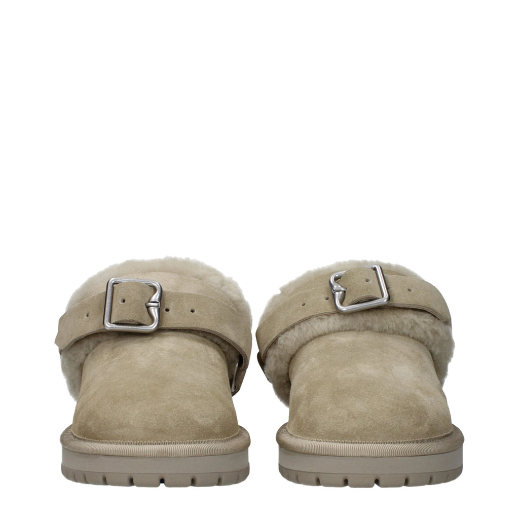 Burberry Green Leather Slipper - Beyzy Store - Burberry
