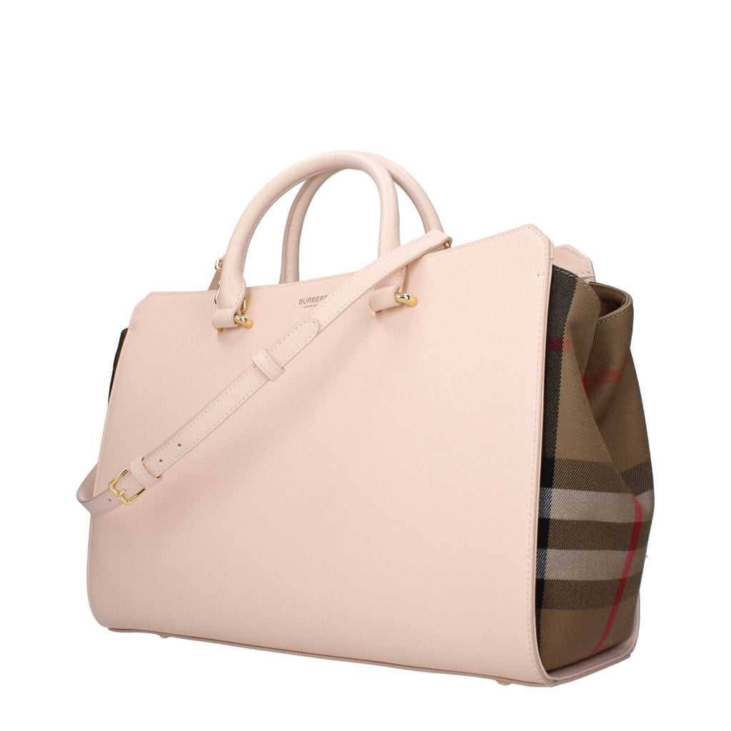 Burberry Pink Leather Handbag - Beyzy Store - Burberry
