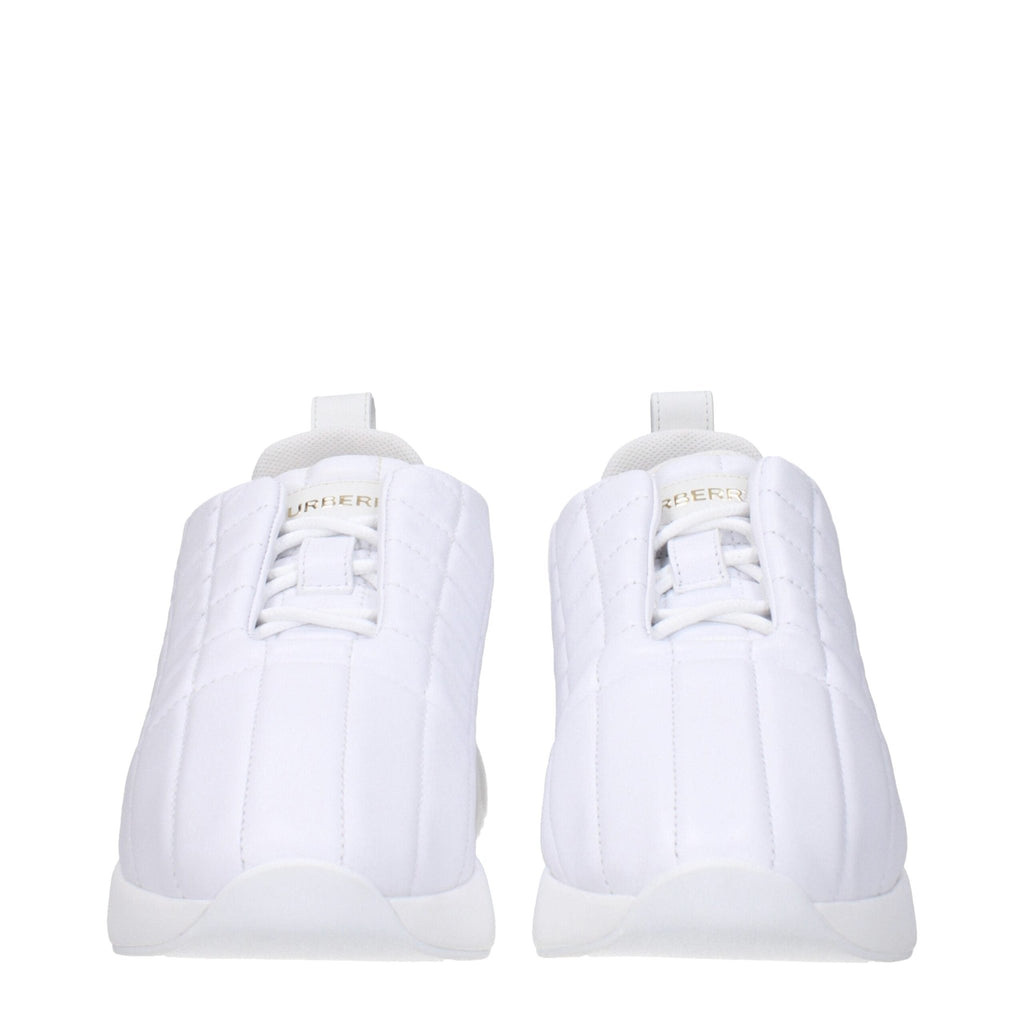Burberry White Leather Sneakers - Beyzy Store - Burberry