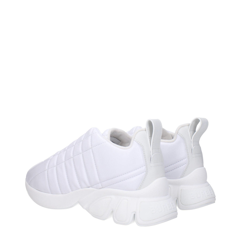 Burberry White Leather Sneakers - Beyzy Store - Burberry