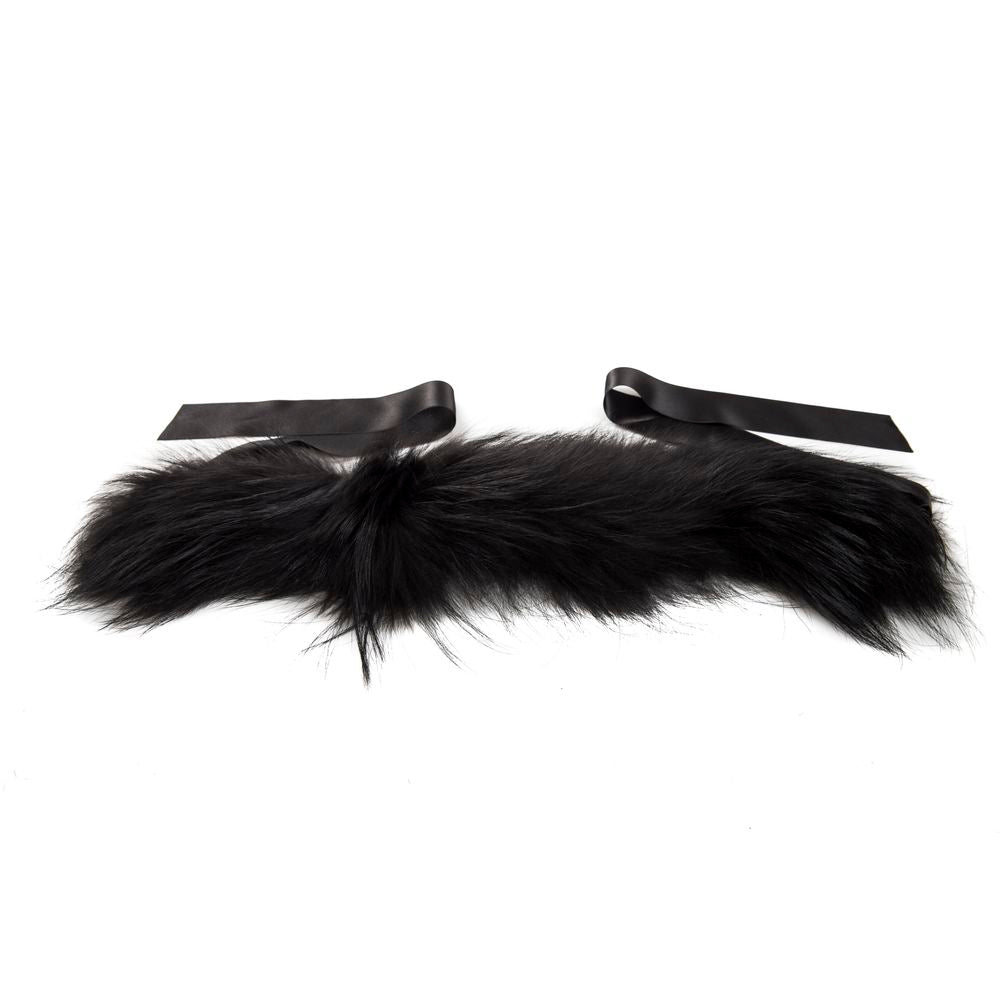 BYBLOS Black Leather Women Neckwarmer - Beyzy Store - BYBLOS