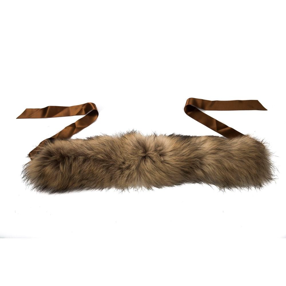 BYBLOS Brown Leather Women Neckwarmer - Beyzy Store - BYBLOS