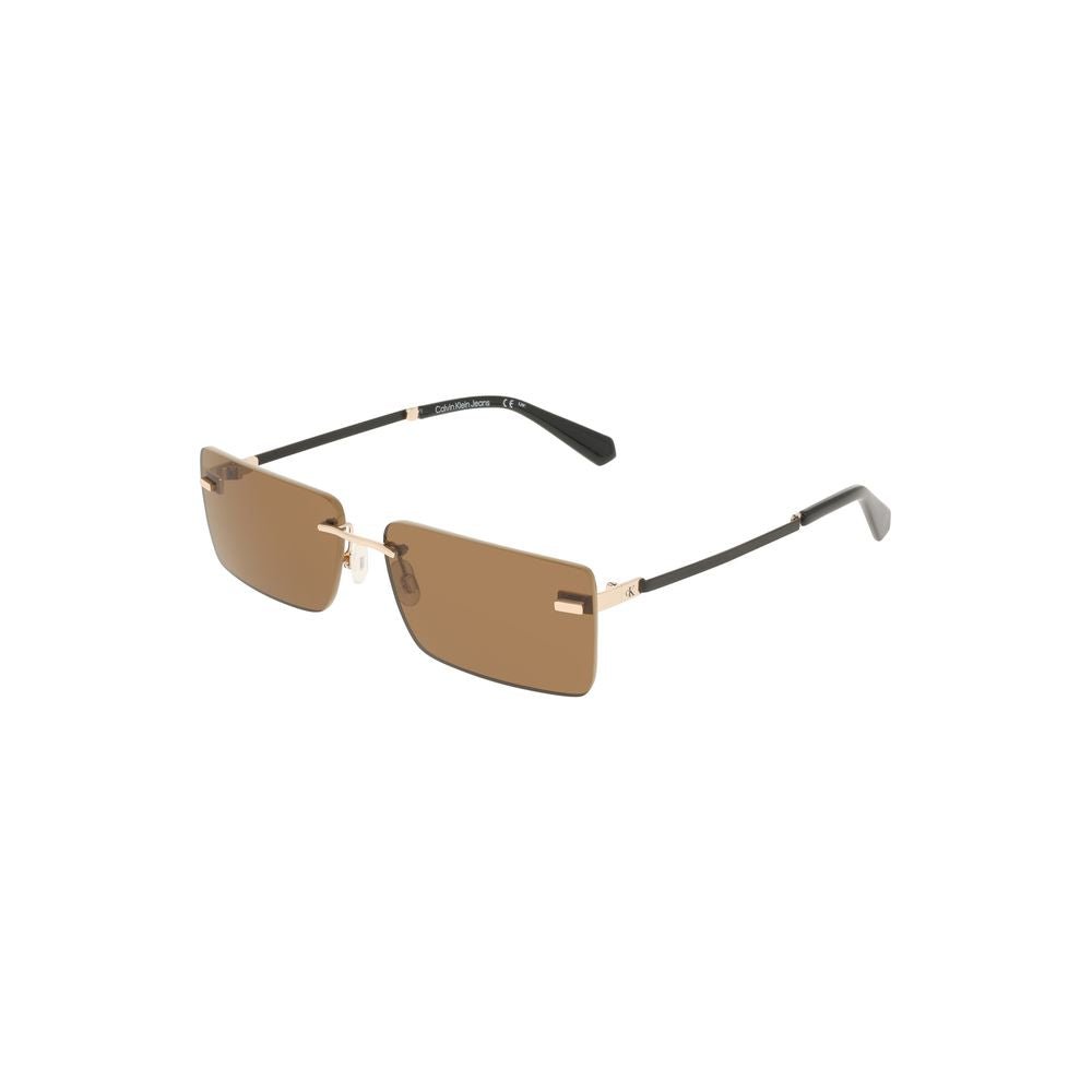 Calvin Klein Beige Metal Women Sunglass - Beyzy Store - Calvin Klein