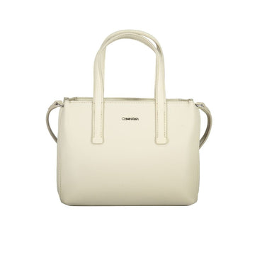 Calvin Klein Beige Polyester Handbag - Beyzy Store - Calvin Klein