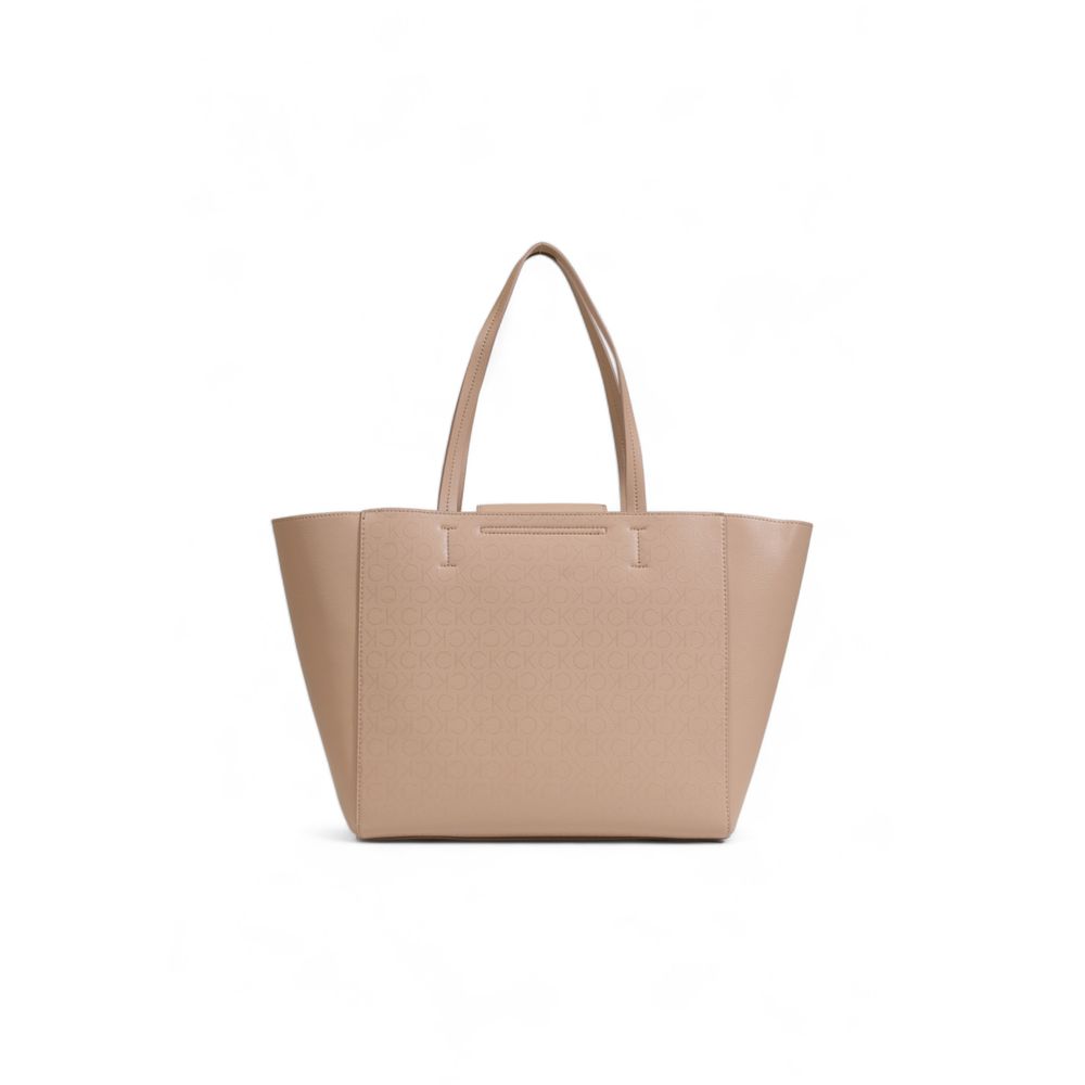 Calvin Klein Beige Recycled Polyester Handbag - Beyzy Store - Calvin Klein