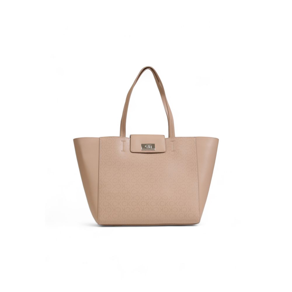 Calvin Klein Beige Recycled Polyester Handbag - Beyzy Store - Calvin Klein
