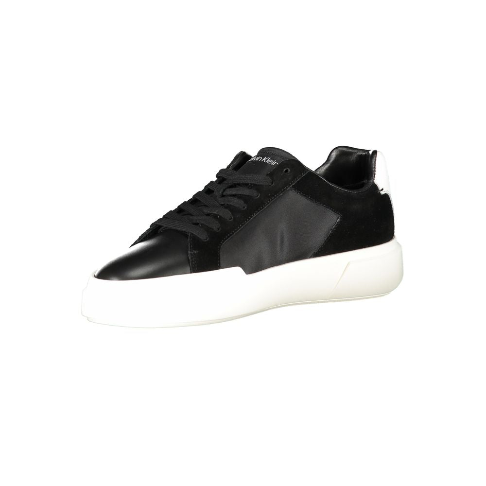 Calvin Klein Black Leather Men Sneaker - Beyzy Store - Calvin Klein